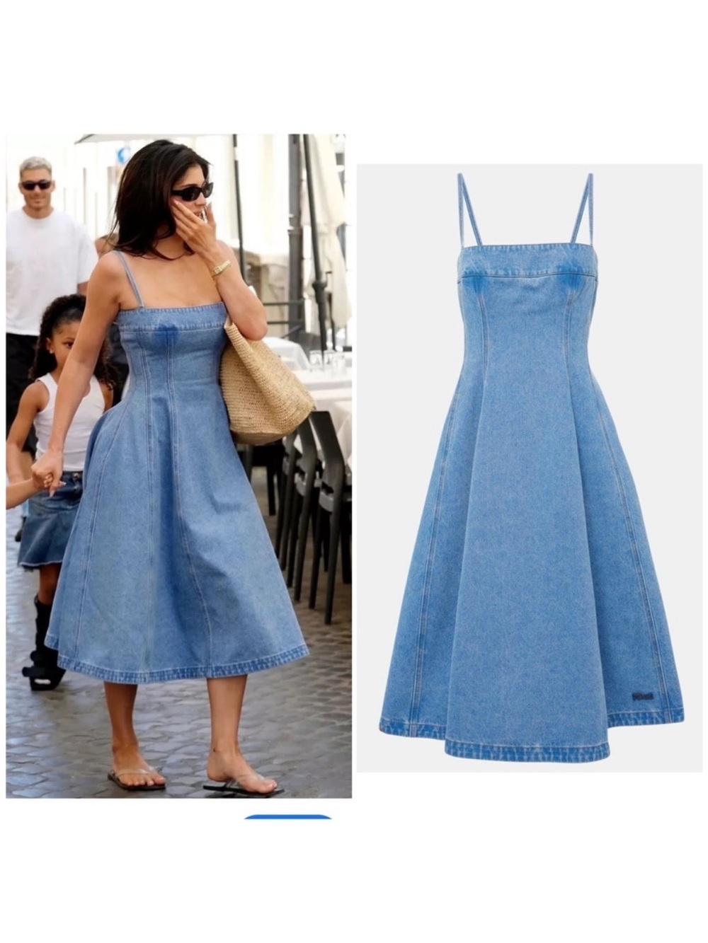 Marni Kylie Jenner Denim Dress